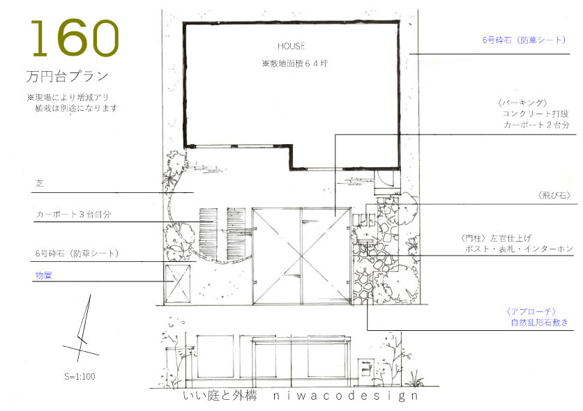 １６０万円の料金例の画像